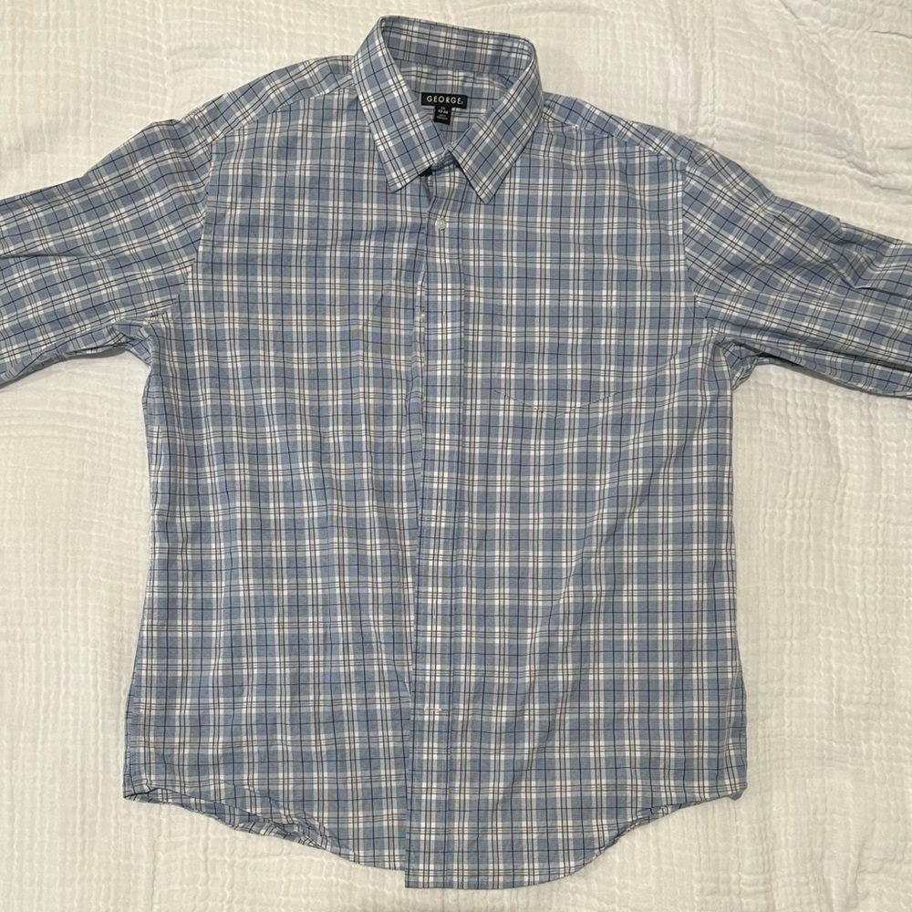 GEORGE Men’s Button Down Shirt | Size Large